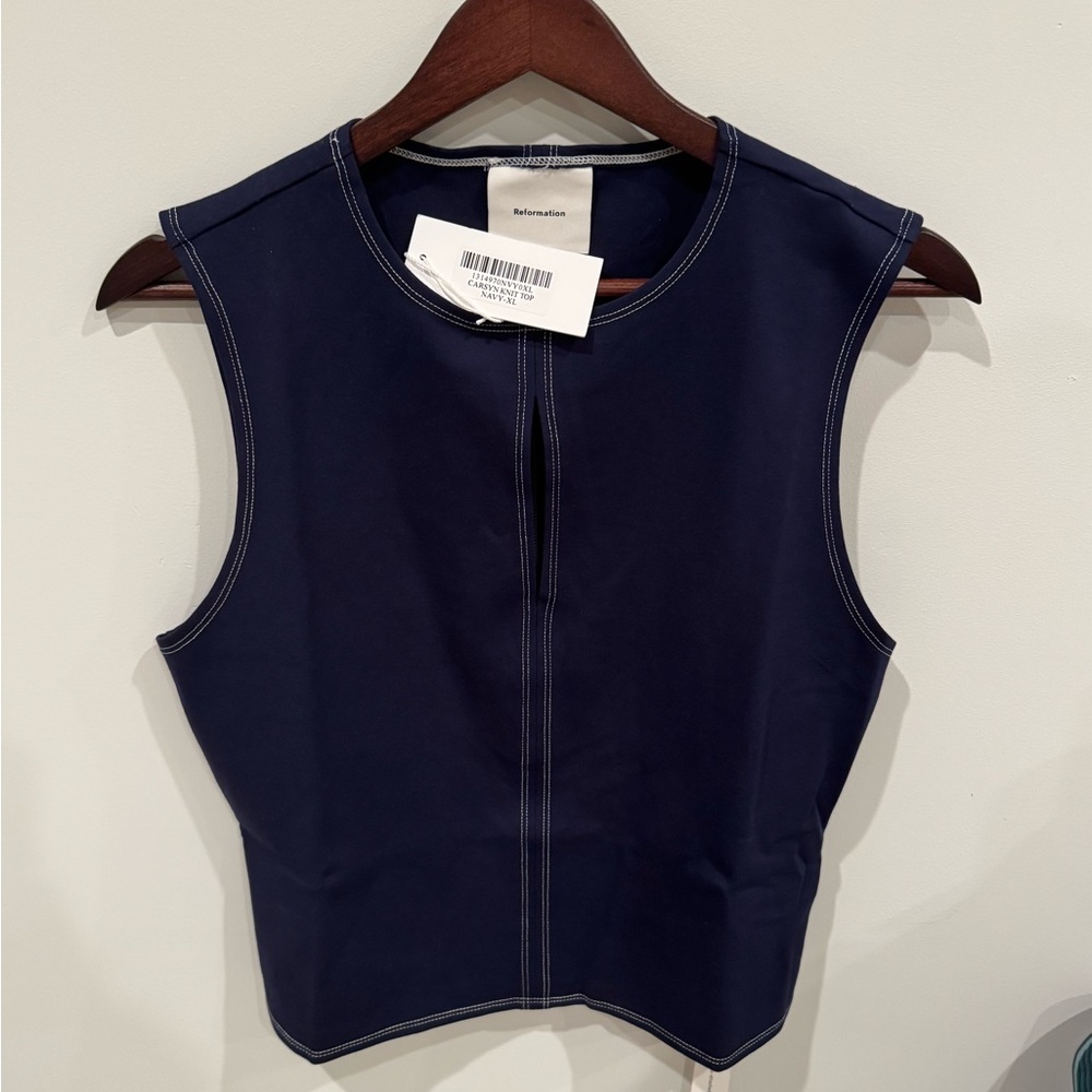 NWT Reformation Carsyn Knit Top - XL - Picture 2 of 5